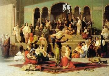 Arab or Arabic people and life. Orientalism oil paintings  259, unknow artist